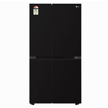 LG GL-B257JWB3 Side by Side Refrigerators front view