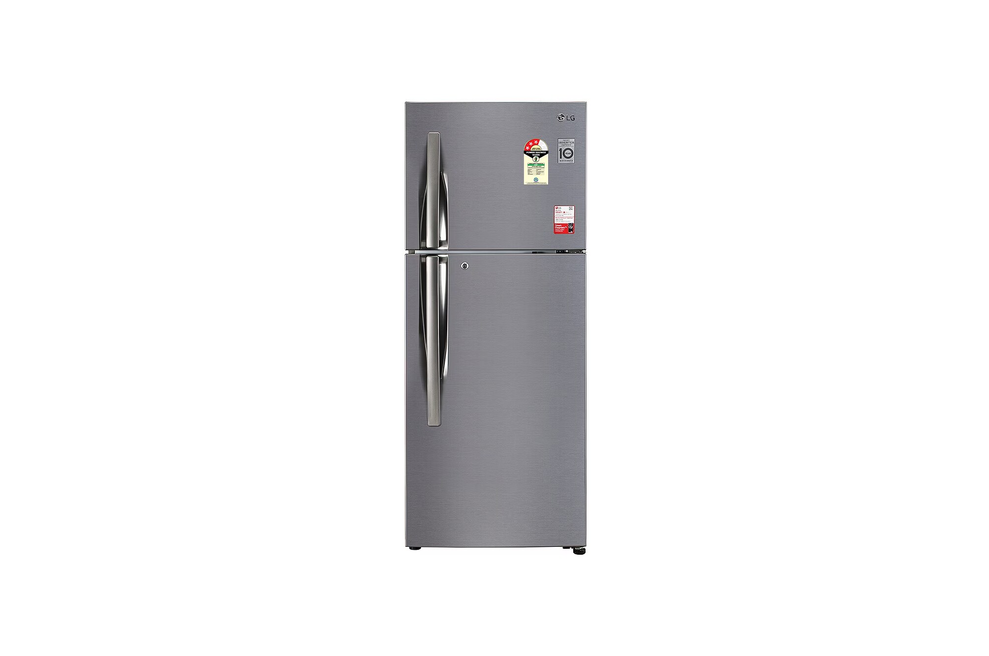 char  Buy LG 242L 2 Door Fridge, Shiny Steel - GL-I292RPZX | LG IN