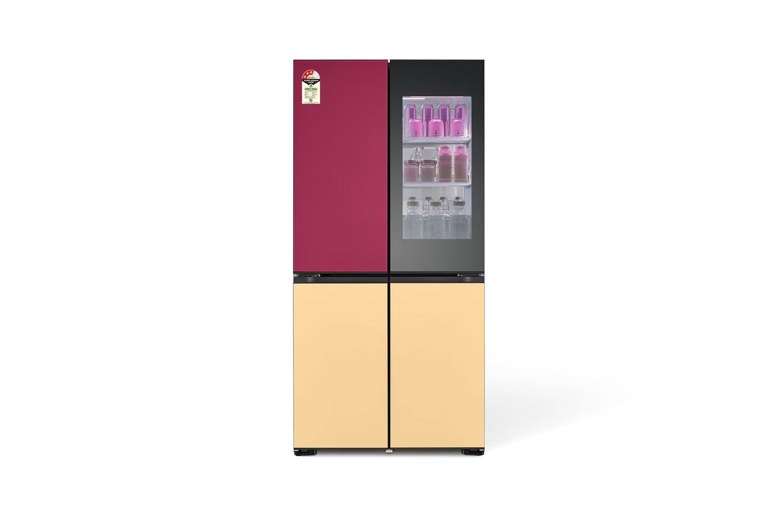 LG GR-A24FDMMB French Door Refrigerators front view