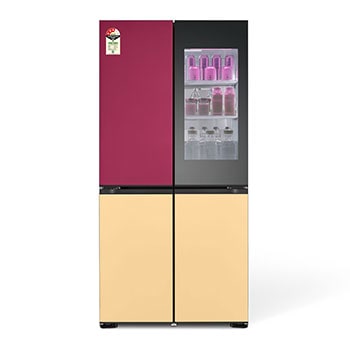 LG GR-A24FDMMB French Door Refrigerators front view