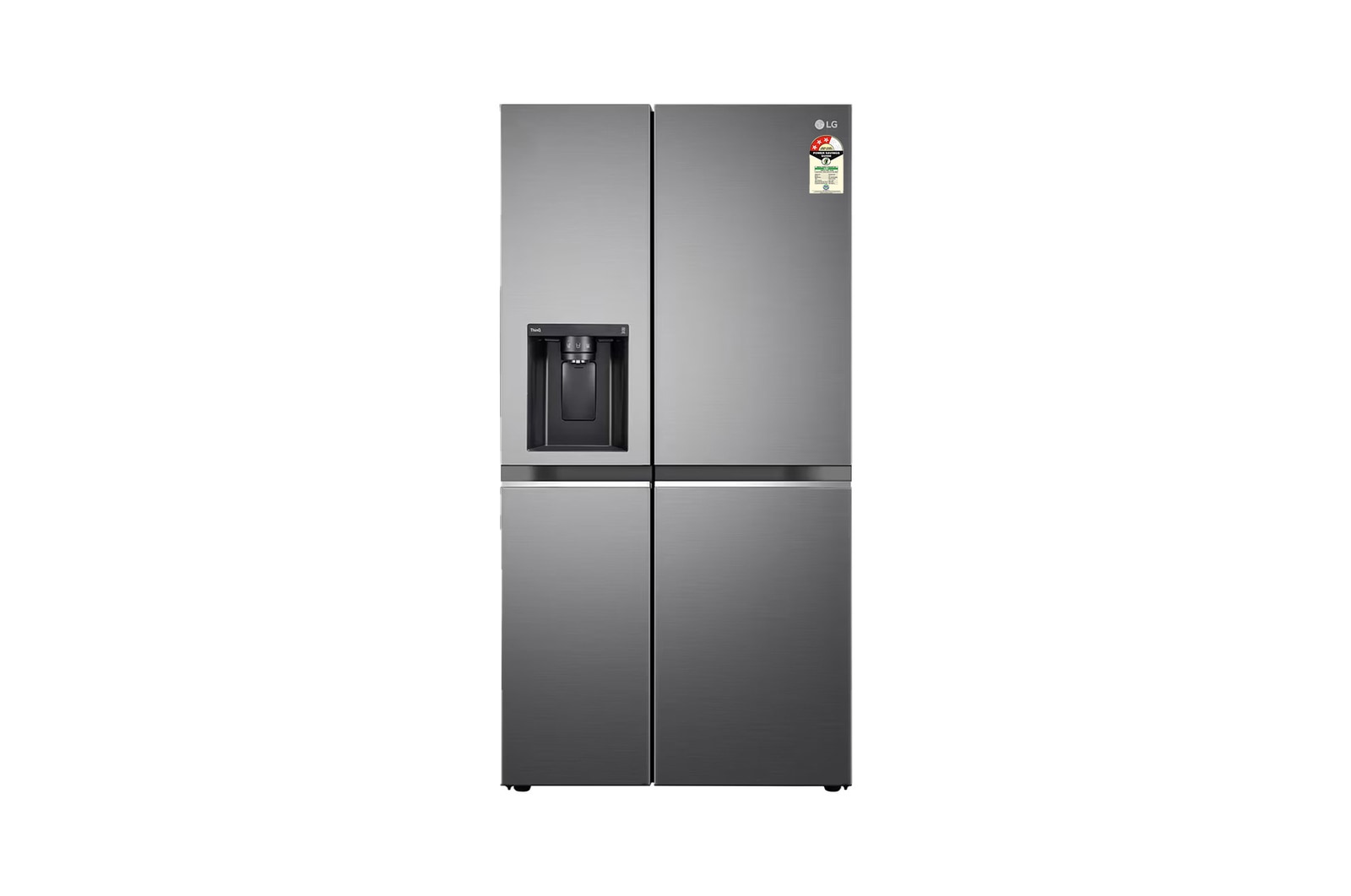 LG GL-L257CPZ3 Side by Side Refrigerators front view