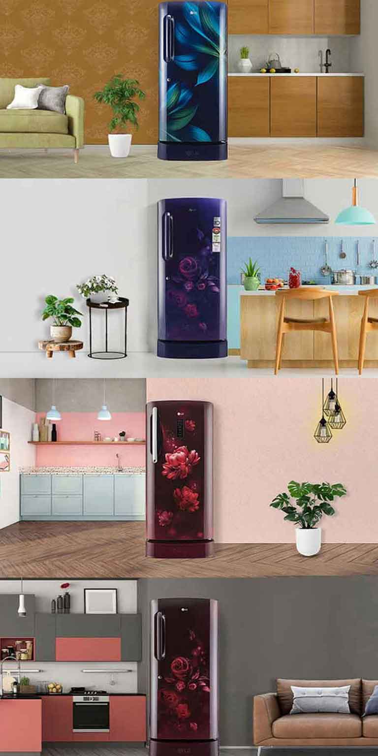 LG single-Door Refrigerators