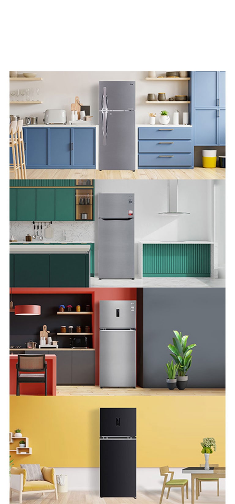 Chill In Style with LG Double-Door Refrigerators