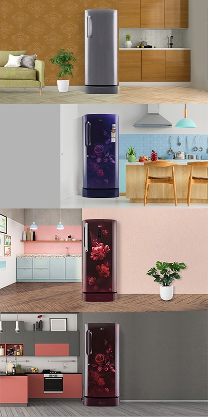  LG single-Door Refrigerators