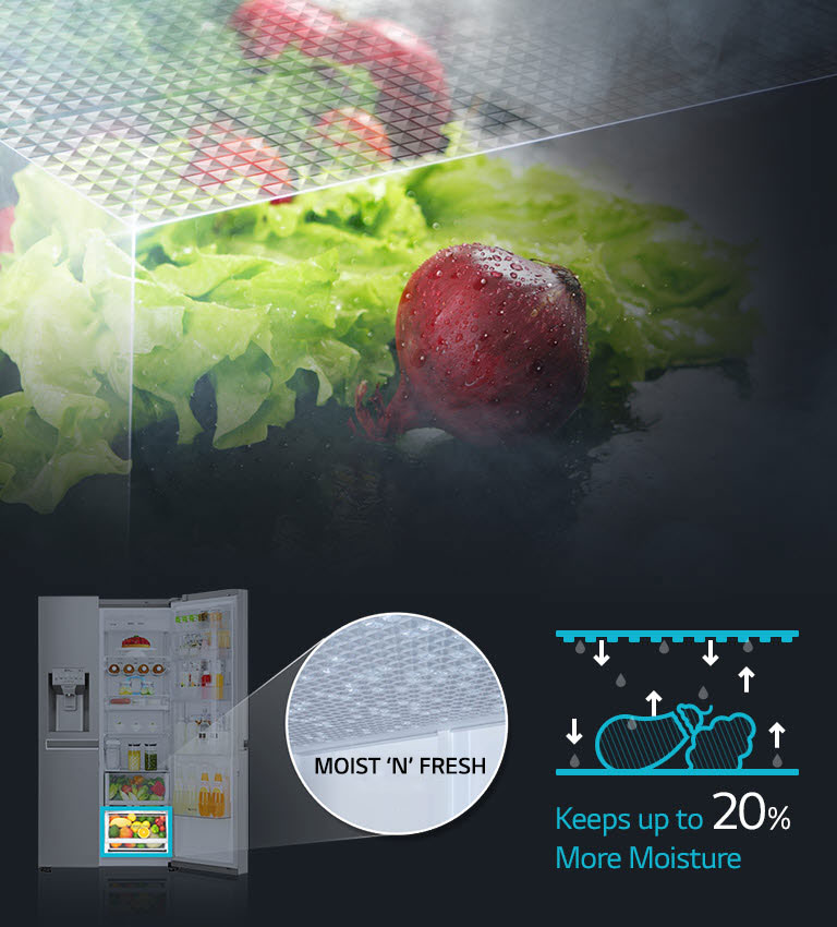 LG GC-B247SQUV 687 Ltr Moist and Fresh