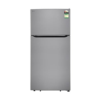 Front view of LG 674L Double Door Refrigerator with Smart Inverter Compressor and Multi-Air Flow, Shiny Steel Finish, 1 Star GLT6816ODPZ
