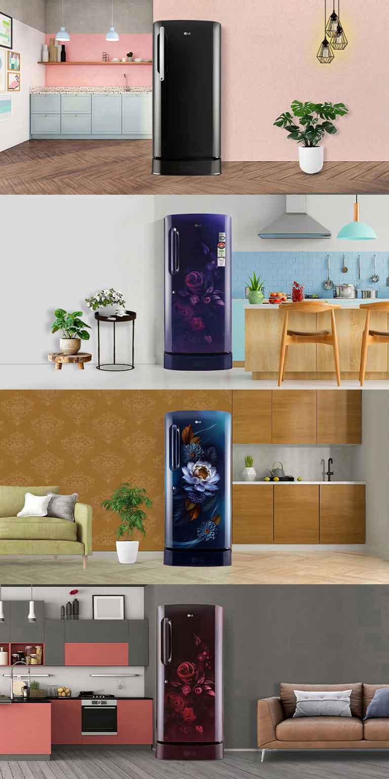 LG single-Door Refrigerators
