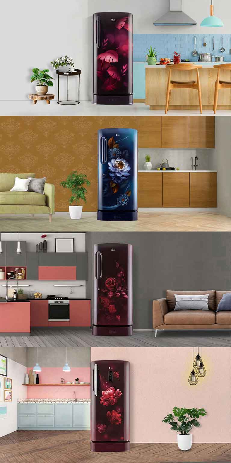  LG single-Door Refrigerators