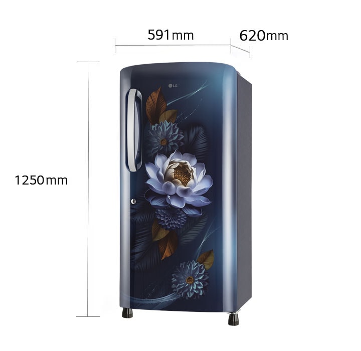 210 L Single Door Refrigerator - GLD2236YABW | LG India