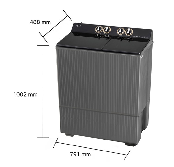 9 KG Semi Automatic Washing Machine - PX900H7SK4Z | LG India