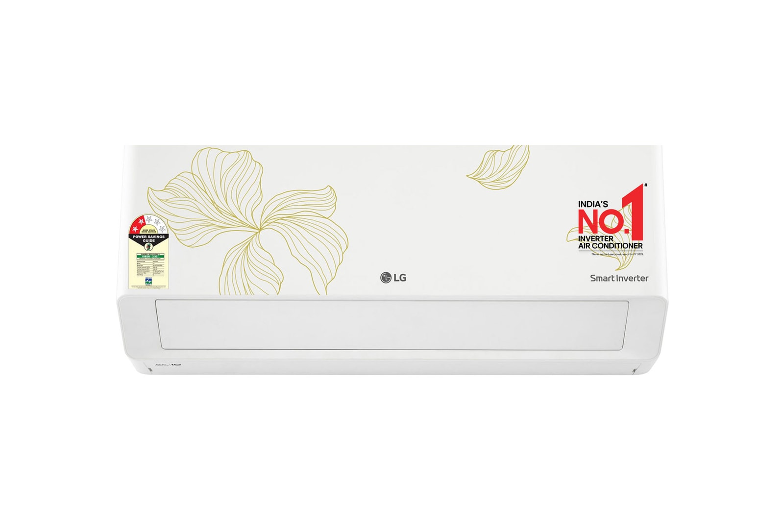 Front view of LG 2 Star (0.8) Split AC, Auto Clean, Gold Fin+, Diet Mode+, Viraat Mode, 2.9kW, 2026 Model AS-Q11FNVE