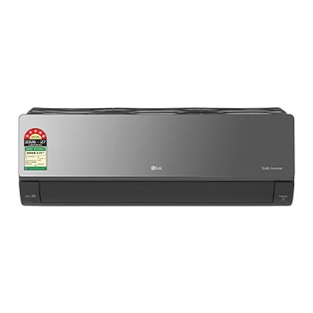 Front view of LG 5 Star (~1.5) Split AC, Art Cool, Energy Manager+, HimClean, AI+ Dual Inverter, ThinQ™ (Wi-Fi), 5.1 kW, 2026 Model AS-Q19MWZE