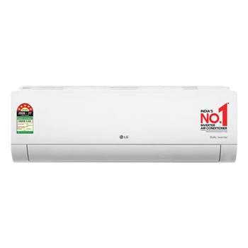 Front view of LG 5 Star (~2.0) Split AC, AI Convertible 5-in-1 Cooling, 100% Copper Tubes, 6.2 kW, 2026 Model AS-Q24HNZE