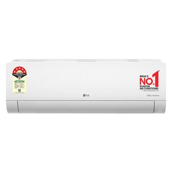 Front view of LG 5 Star (1.5) Split AC, Gold Fin+, Viraat Mode, Dual Inverter Compressor, AI Convertible 6-in-1, 5.0 kW, 2025 Model US-Q19BNZE