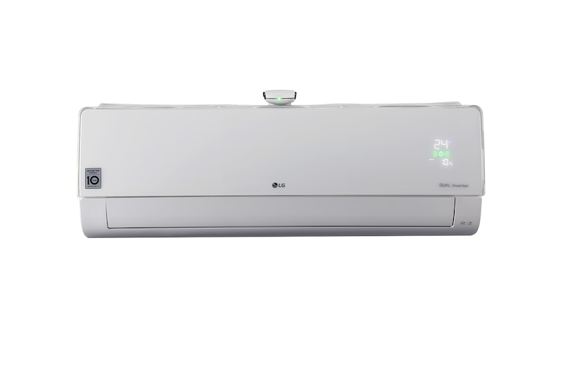 Front view of LG 4 Star (1.5), Split AC, AI+ with Built in Air Purifier, 2023 Model RS-Q19APYE