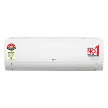 Front view of LG 5 Star (1.5) Split AC, Gold Fin+, Dual Inverter Compressor, AI Convertible 6-in-1, Viraat Mode, 5.0 kW, 2025 Model US-Q19PNZE3