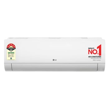 Front view of LG 5 Star (1.5) Split AC, Gold Fin+, Dual Inverter Compressor, AI Convertible 6-in-1, Viraat Mode, 5.0 kW, 2025 Model US-Q19YNZE3