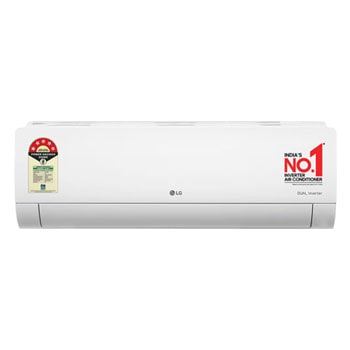 Front view of LG 5 Star (1.5) Split AC, AI Convertible 6-in-1 Cooling, Gold Fin+, Viraat Mode, Diet Mode+, 5.0 kW, 2025 Model US-Q19YNZE