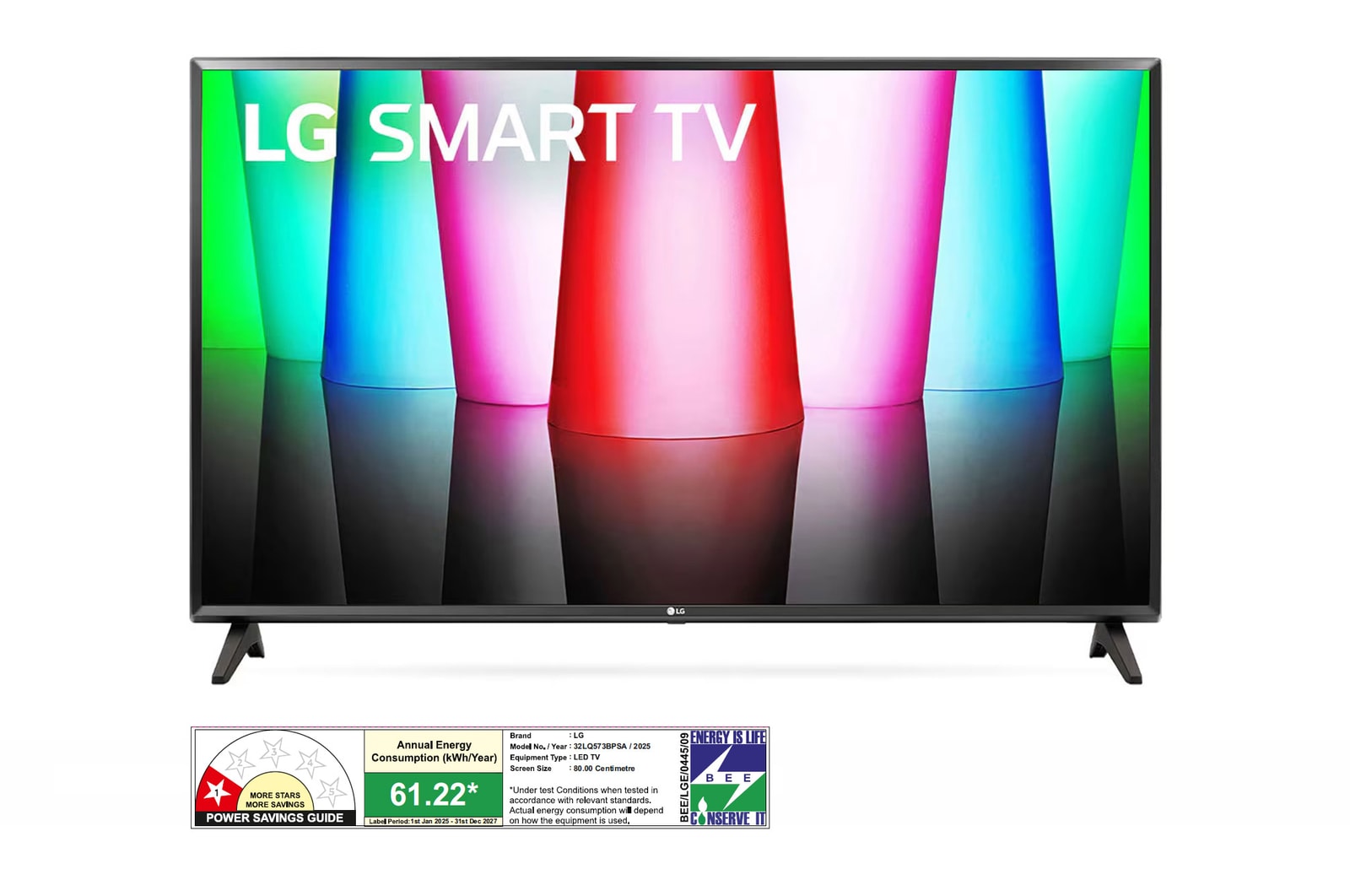 LG 32LQ573BPSA Smart TVs front view