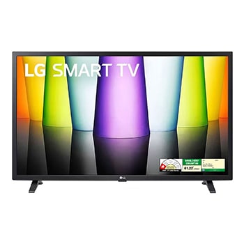Front view of LG 80cm (32) Smart HD TV (LR595), α5 AI Processor Gen6, 8 picture modes, HDR10, HGIG Mode 32LR595B6LA