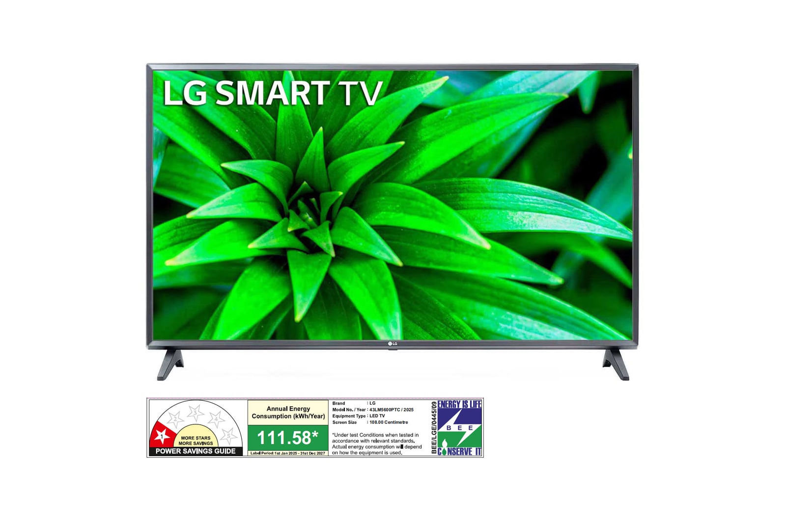 LG 43LM5600PTC Smart TVs front view