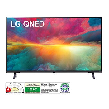 LG 43QNED75SRA QNED front view