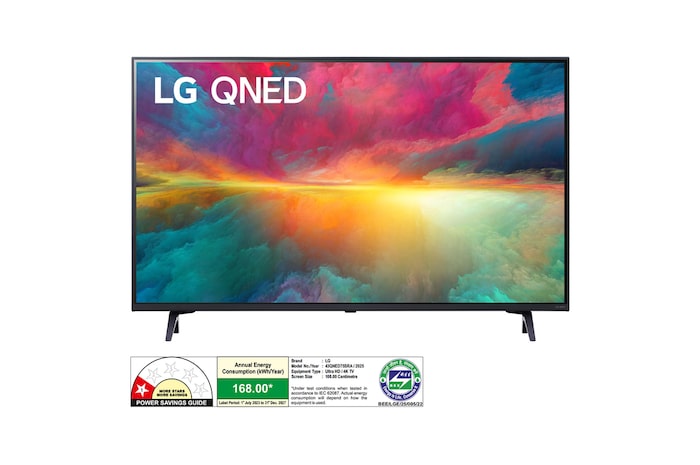 LG 43QNED75SRA QNED front view