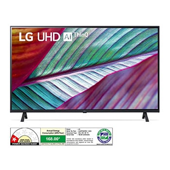 LG 43UR7500PSC 4K UHD TVs front view