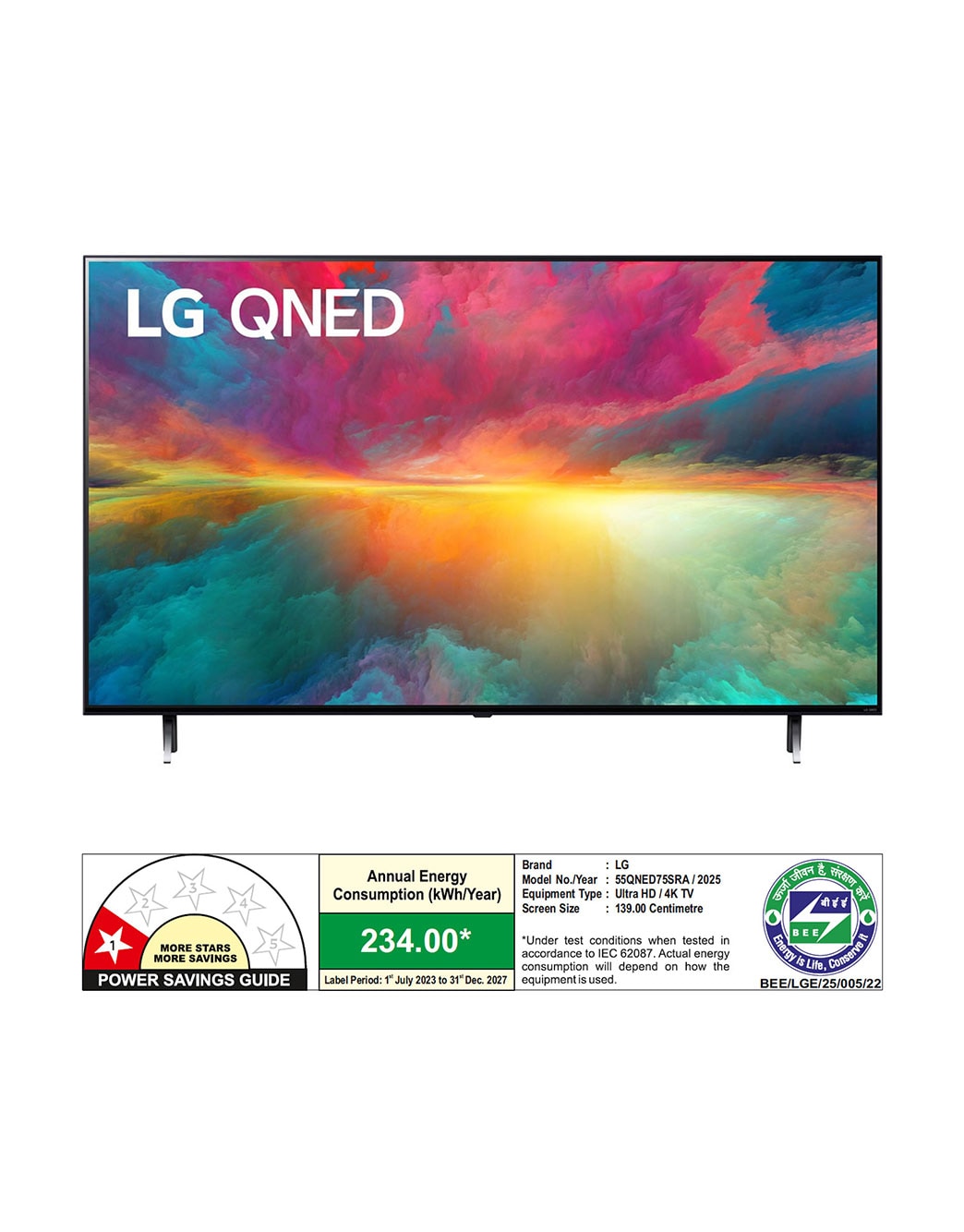 LG 139 cm (55 inch) 4K Smart QNED TV - 55QNED75SRA | LG IN