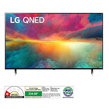 LG 55QNED75SRA QNED front view