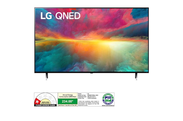 LG 55QNED75SRA QNED front view