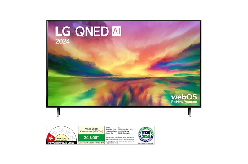 LG 55QNED83SRA QNED front view