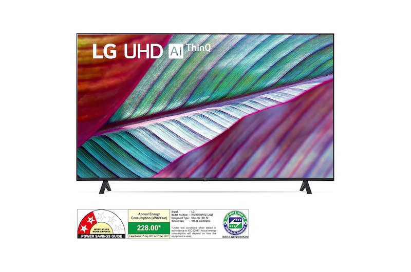 LG 55UR7500PSC 4K UHD TVs front view