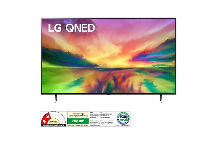 LG 65QNED75SRA QNED front view