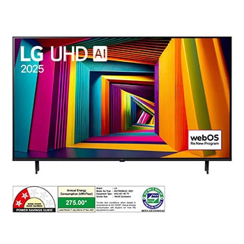 LG 65UT90406LB 4K UHD TVs front view