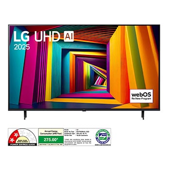 LG 65UT90506LB 4K UHD TVs front view