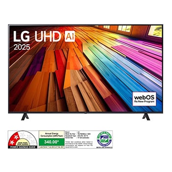 LG 70UT80506LA 4K UHD TVs front view