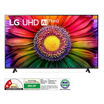 LG 75UR8040PSB Ultra Big TVs front view