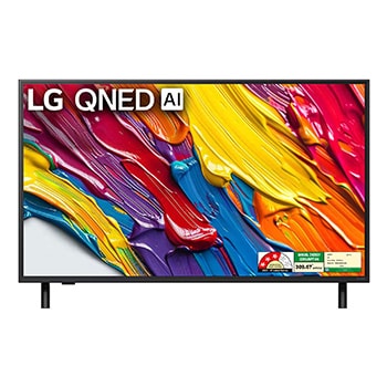 Front view of LG 189cm (75) QNED 8CA Smart TV with α7 AI Processor 4K Gen8, Filmmaker Mode with Dolby Atmos  75QNED8CA6A