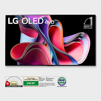 LG OLED55G3PSA OLED evo front view