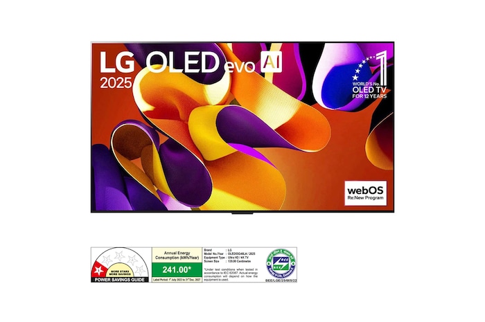 LG OLED55G46LA OLED front view