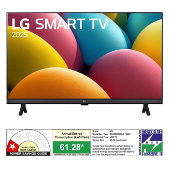Front view of LG HD TV, LR60