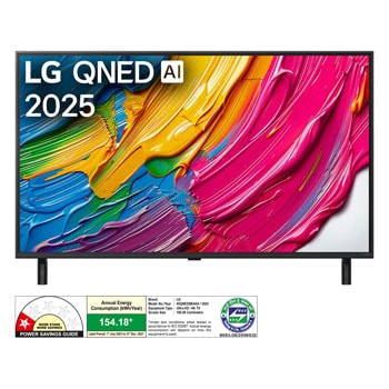 LG 43QNED8BA6A QNED front view