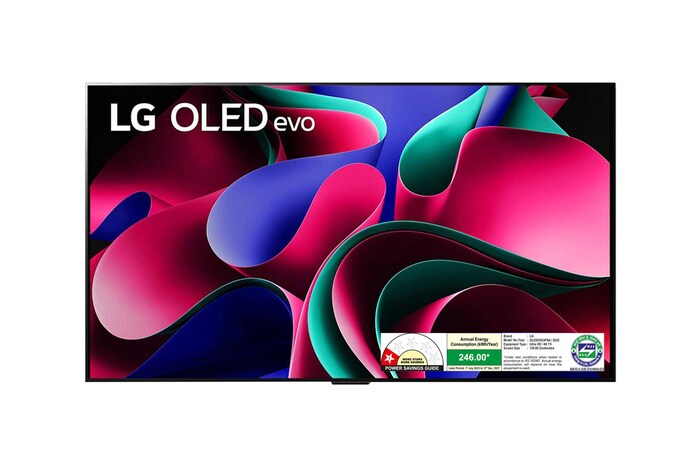 LG OLED65G3PSA OLED evo front view