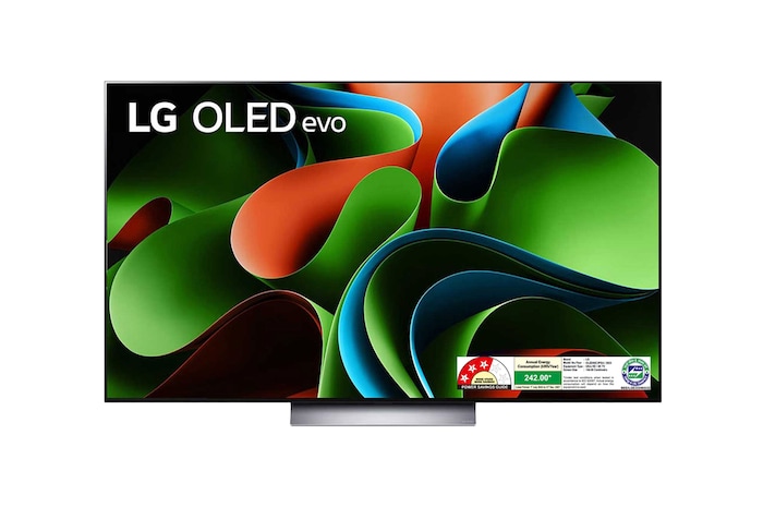 LG OLED65C3PSA OLED evo front view