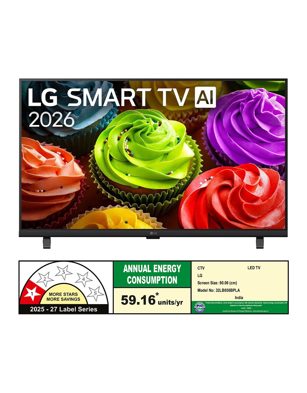 81.28 cm (32 inch) Smart TV Price - 32LB650BPLA | LG India