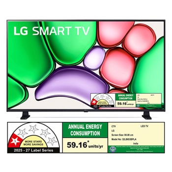 80cm (32 inch) Smart HD TV Price - 32LR656B6LA | LG India