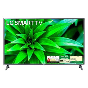 Front view of LG 108cm (43) Smart FHD TV (LR5600), α5 AI Processor Gen6, Active HDR, Dolby Audio™ 43LR56006LC