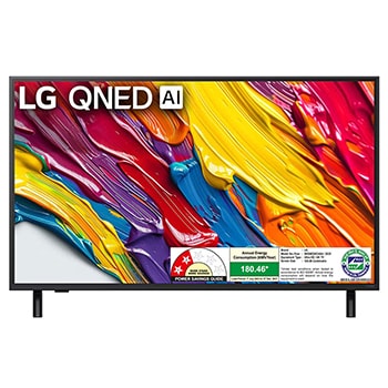 Front view of LG 126cm (50) QNED 8CA Smart TV with α7 AI Processor 4K Gen8, Filmmaker Mode with Dolby Atmos  50QNED8CA6A