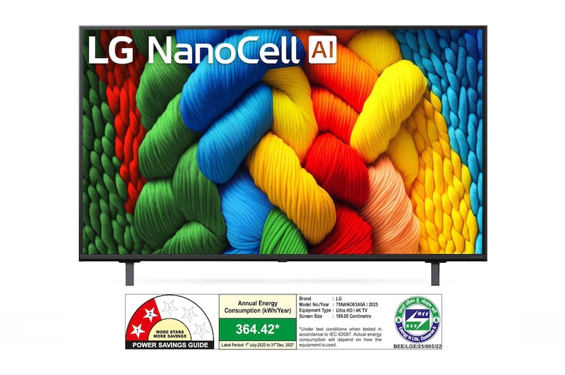 LG NanoCell NANO80 TV.